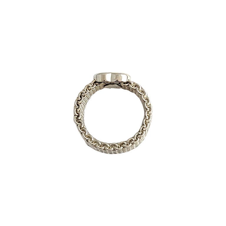 Tiffany & Co. Somerset Mesh Heart Ring - 7