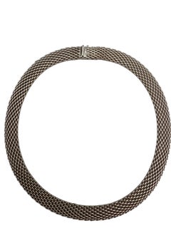Collier « Somerset Mesh » en argent sterling de Tiffany & Co., 17,25 pouces, n° 25365