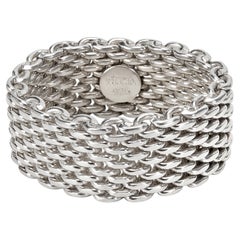 Tiffany & Co. Sterling Silver Somerset Mesh Ring