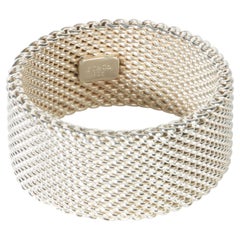 Tiffany & Co. Sterling Silver Somerset Mesh Ring