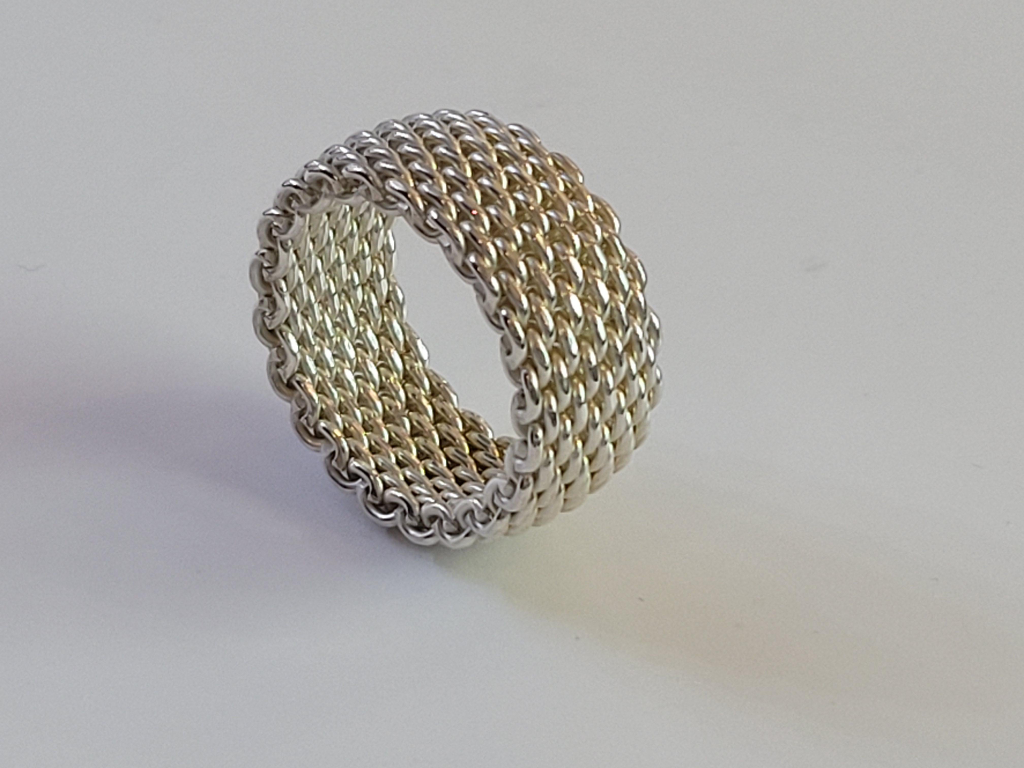 tiffany mesh ring original price
