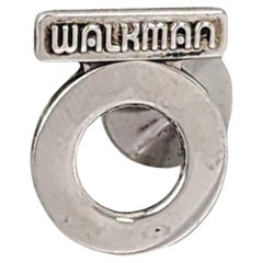 Used Tiffany & Co Sterling Silver Sony Walkman 10th Anniversary Tie Tack Pin #15853