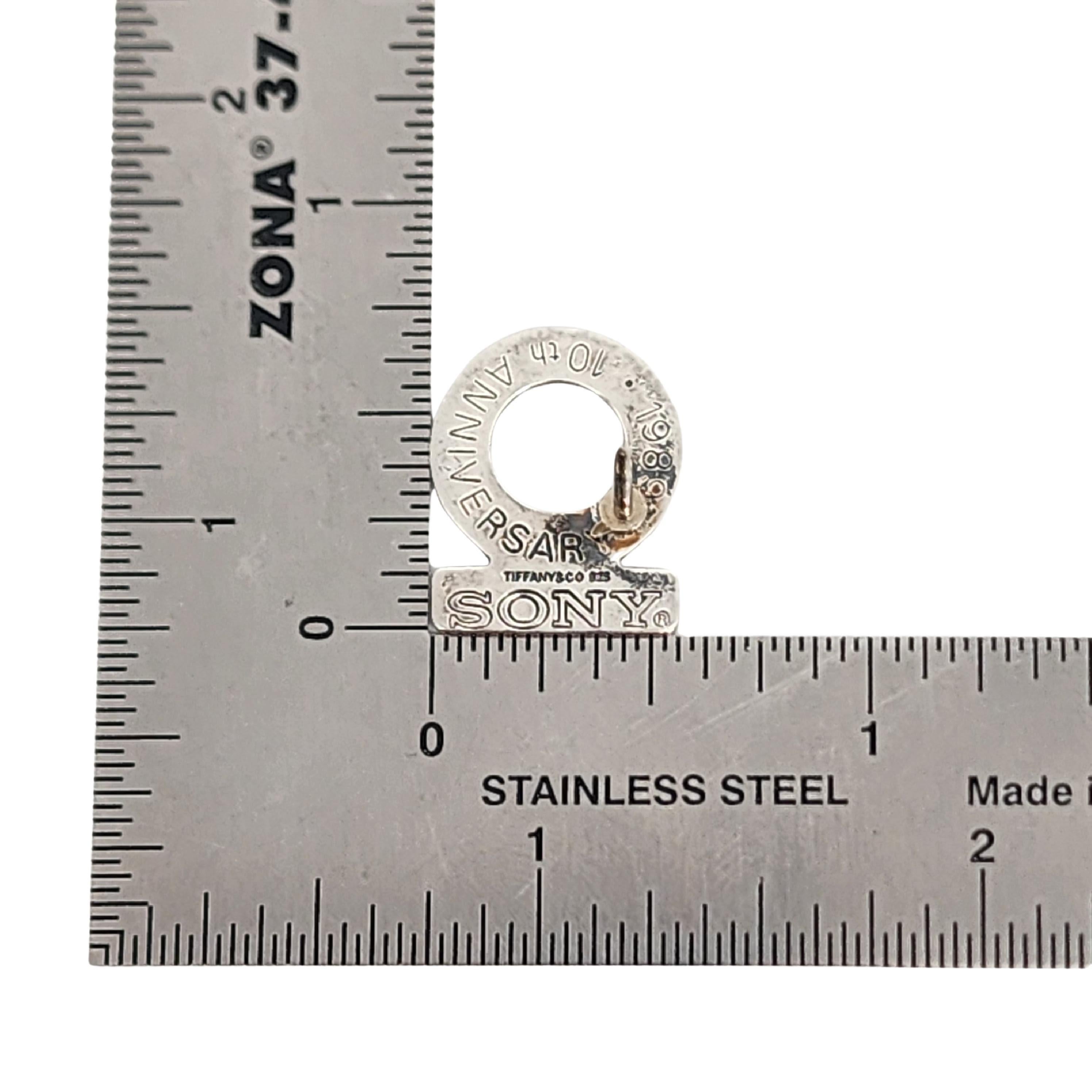 Tiffany & Co Sterling Silver Sony Walkman 10th Anniversary Tie Tack Pin #16312 2
