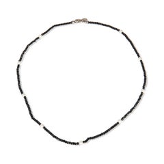 Tiffany & Co. Sterling Silver Spinel and Pearl Ziegfeld Necklace