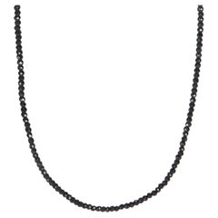 Tiffany & Co. Sterling Silver Spinel Ziegfeld Faceted Bead Necklace