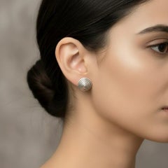 Tiffany & Co. Sterling Silver Spiral Cone Stud Earrings