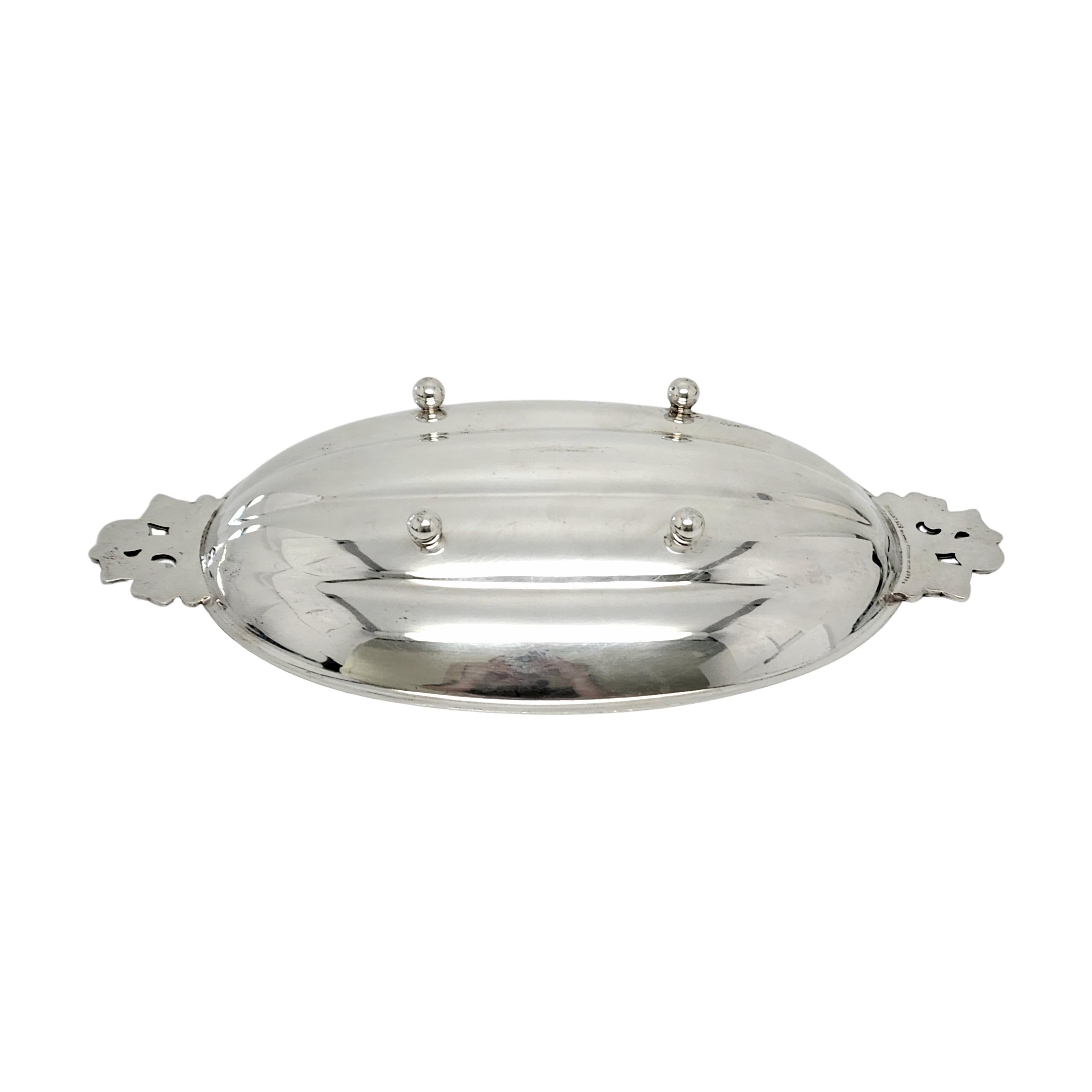 Tiffany & Co Sterling Silver Squash Vine Handle Bowl For Sale 3