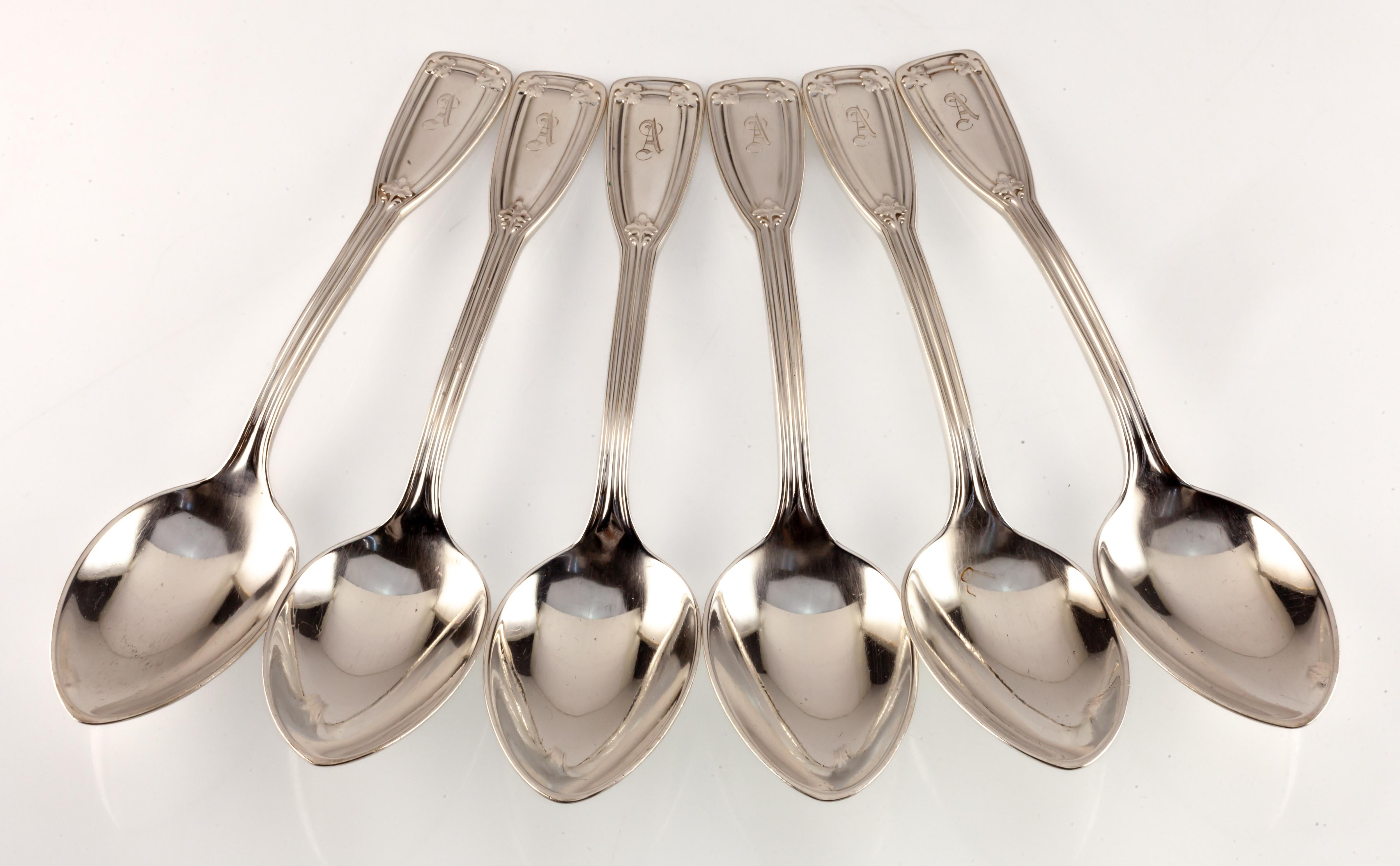 Moderno Tiffany & Co. Set di posate St. Dustan in argento Sterling 24 pezzi in vendita