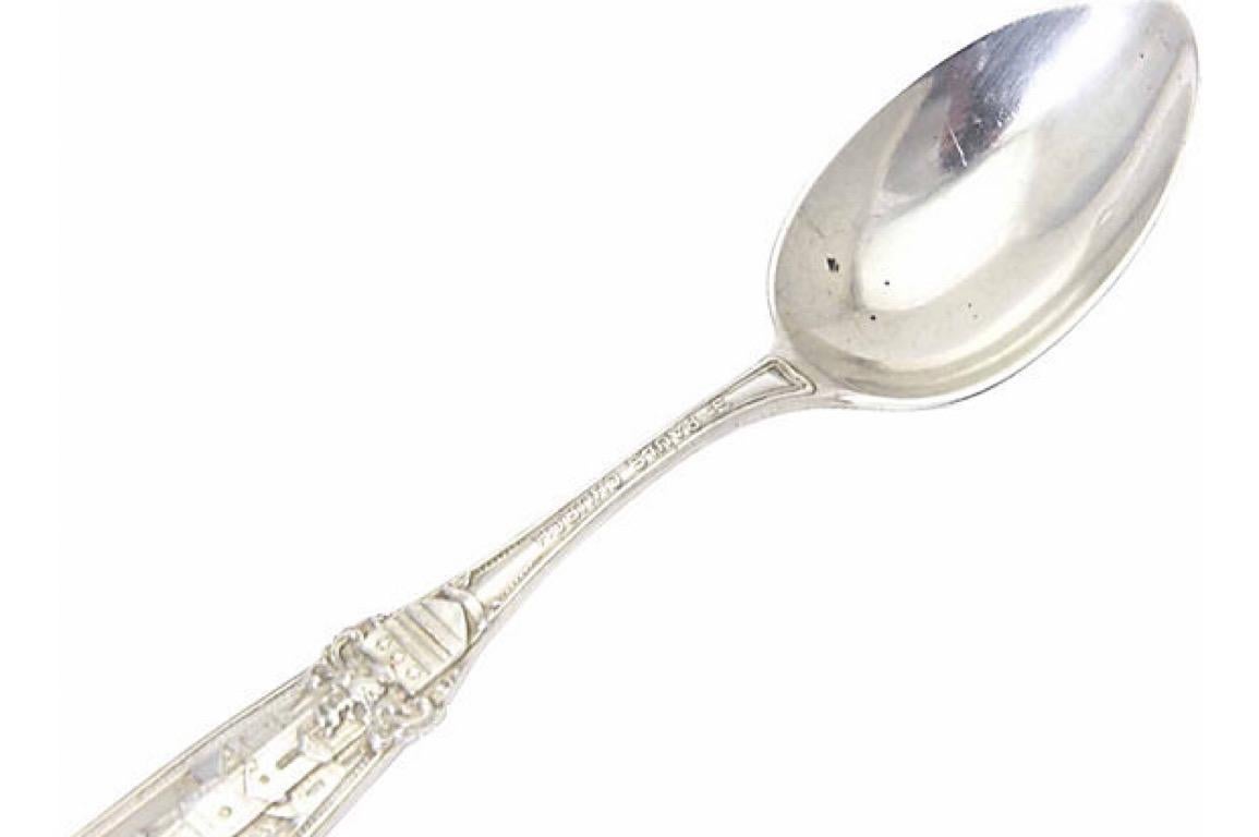 Tiffany & Co. Sterling Silver St. Paul's Church Collector's Spoon For Sale 2