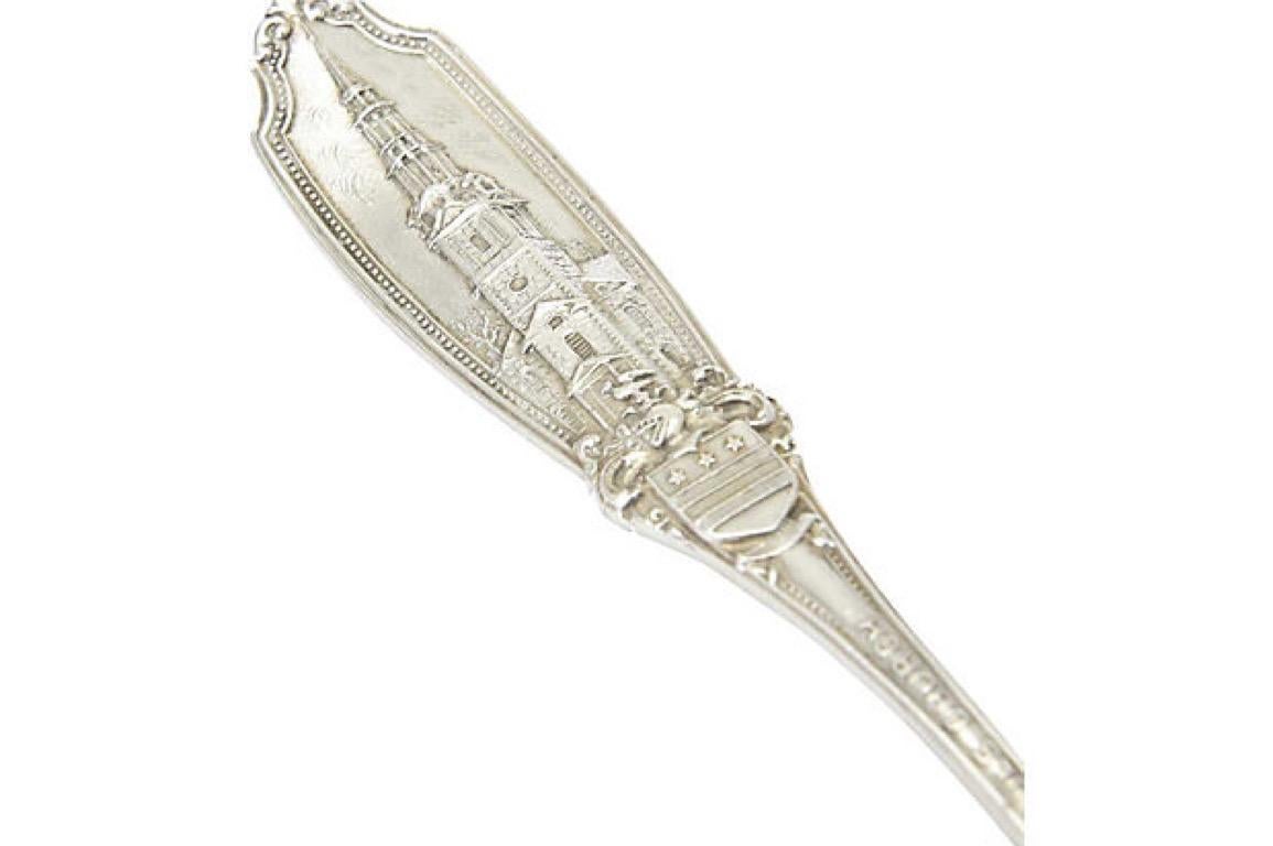 Tiffany & Co. Sterling Silver St. Paul's Church Collector's Spoon For Sale 3