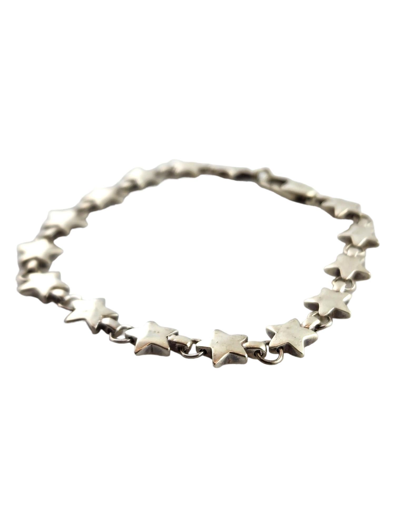 Tiffany & Co Sterling Silver Star Link Bracelet

This beautiful star bracelet by designer Tiffany& Co was crafted from sterling silver and will look good on anyone!

Size: 7