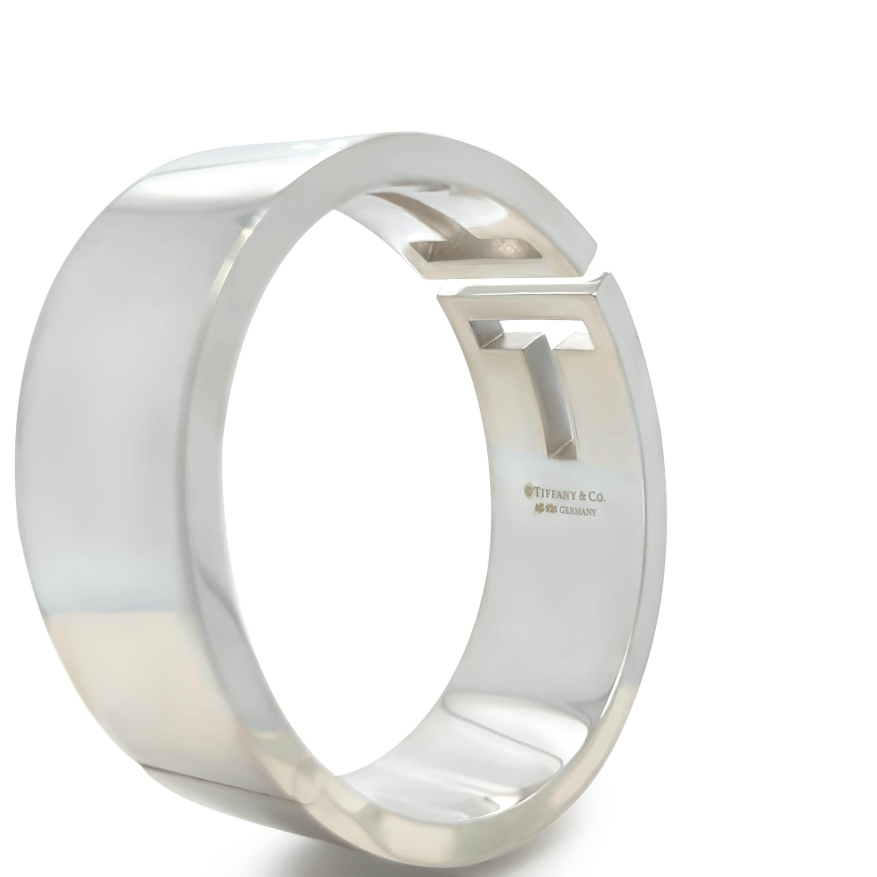 Bracciale T Cutout in argento Tiffany & Co. 83,71g in vendita 1