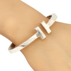 Tiffany & Co. Sterling Silver T Square Bracelet