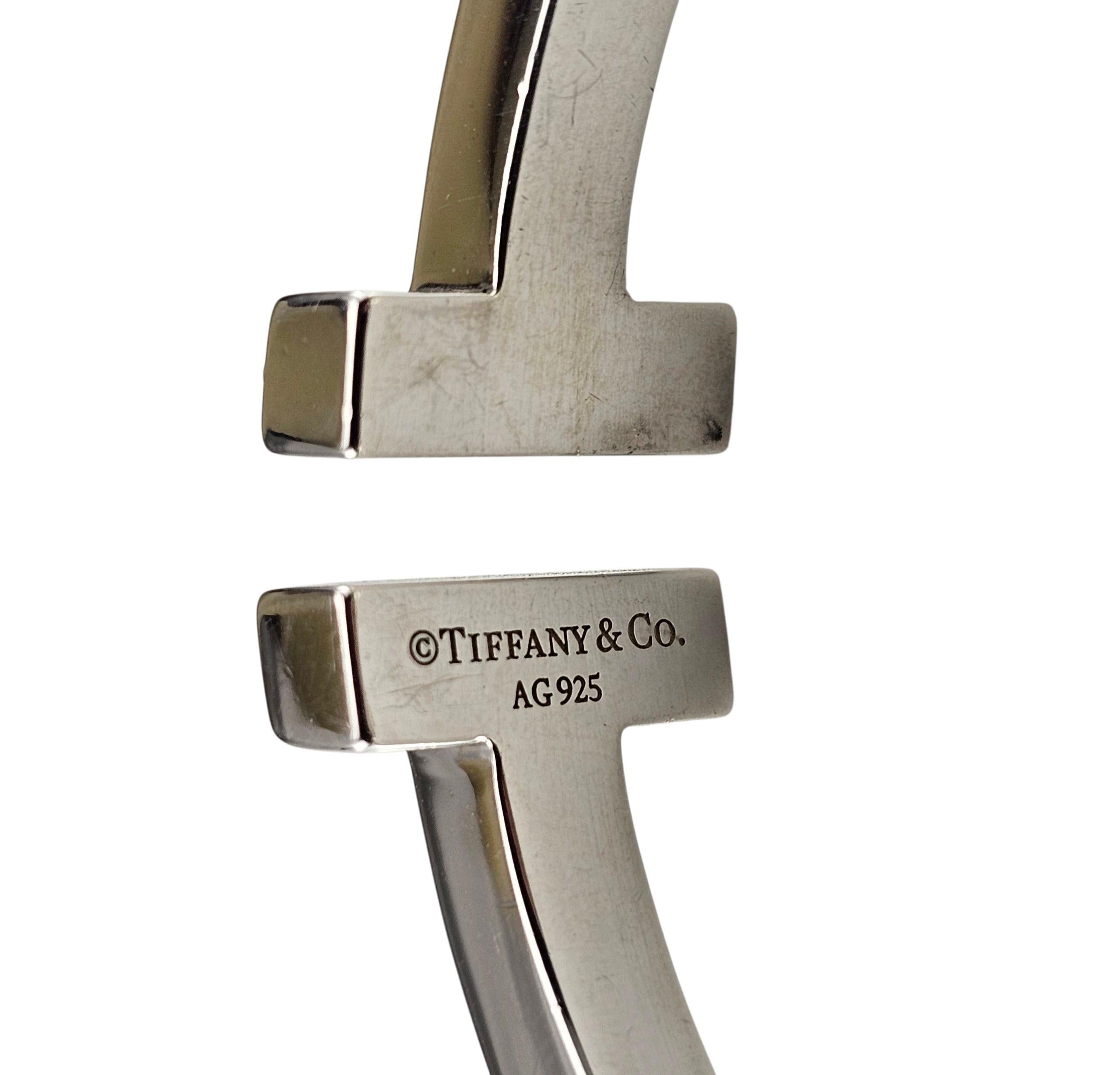 Tiffany & Co. Bracciale con cerniera quadrata a T in argento sterling con scatola #23714 in vendita 1