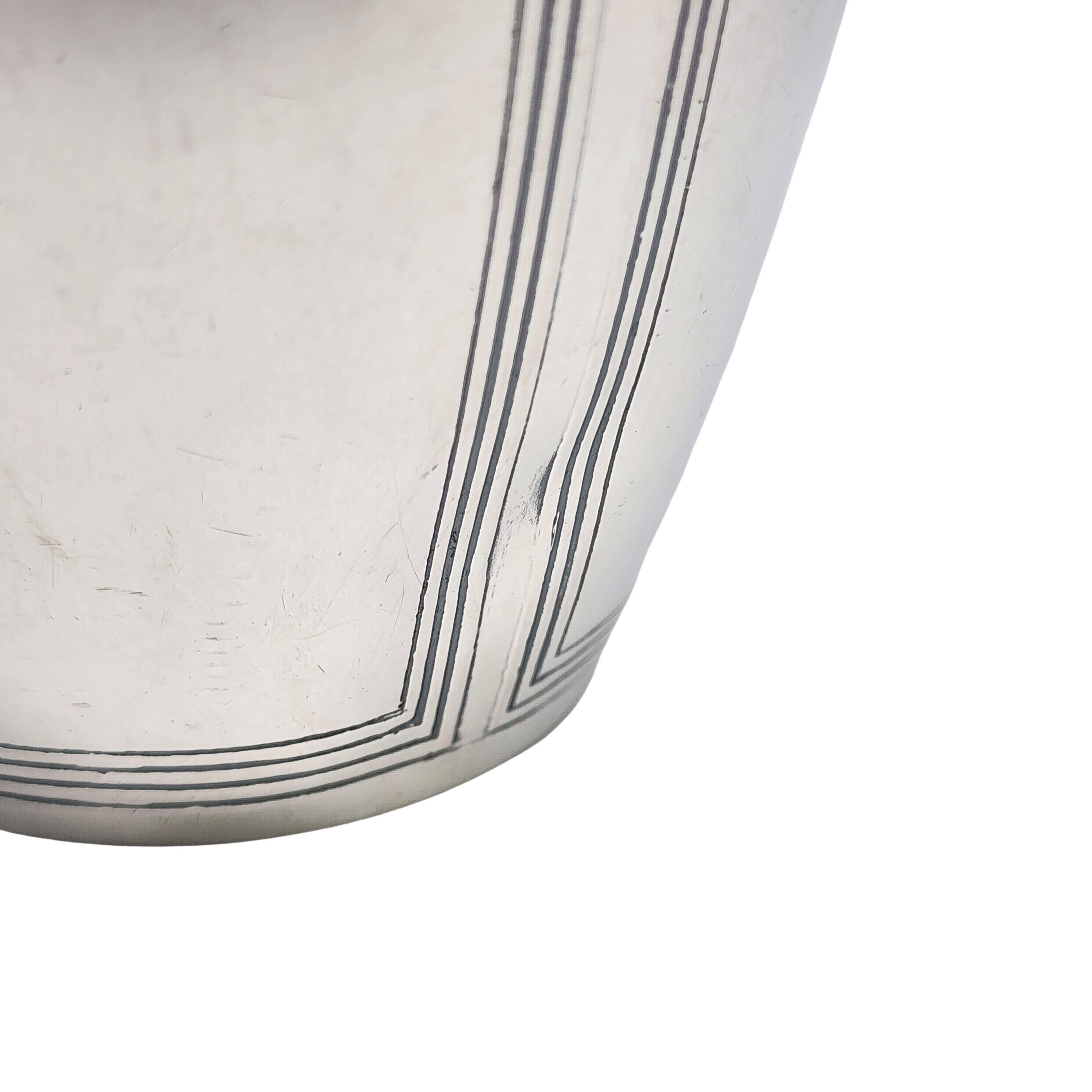 Tiffany & Co. Porta tè in argento sterling con Monogram #16850 in vendita 2