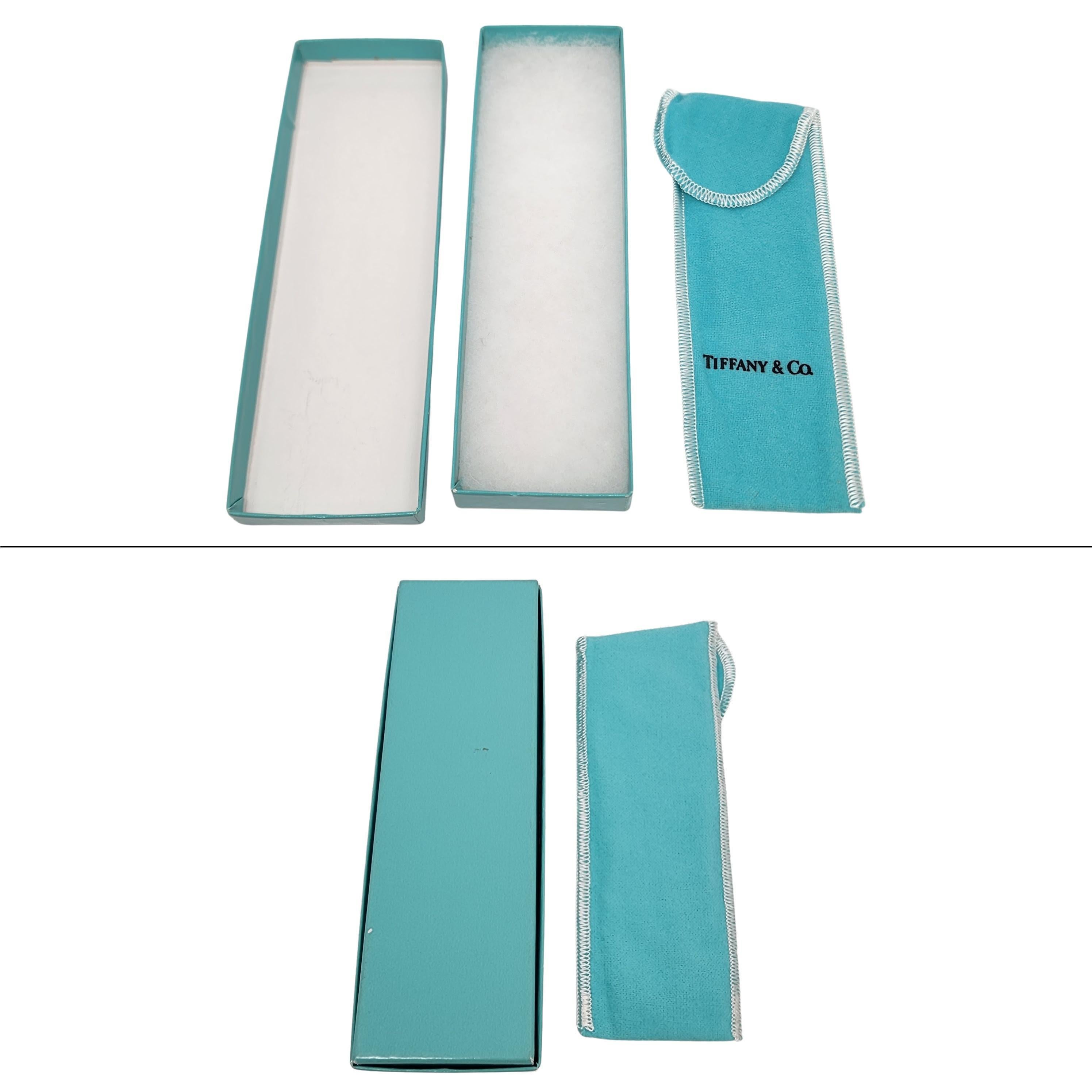 Tiffany & Co Sterling Silver Teddy Bear Baby/Child Spoon w/Box and Pouch #17258 2