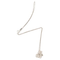 Tiffany & Co. Sterling Silver Teddy Bear Necklace