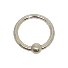 Tiffany & Co Sterling Silver Teether Ring Rattle #22929