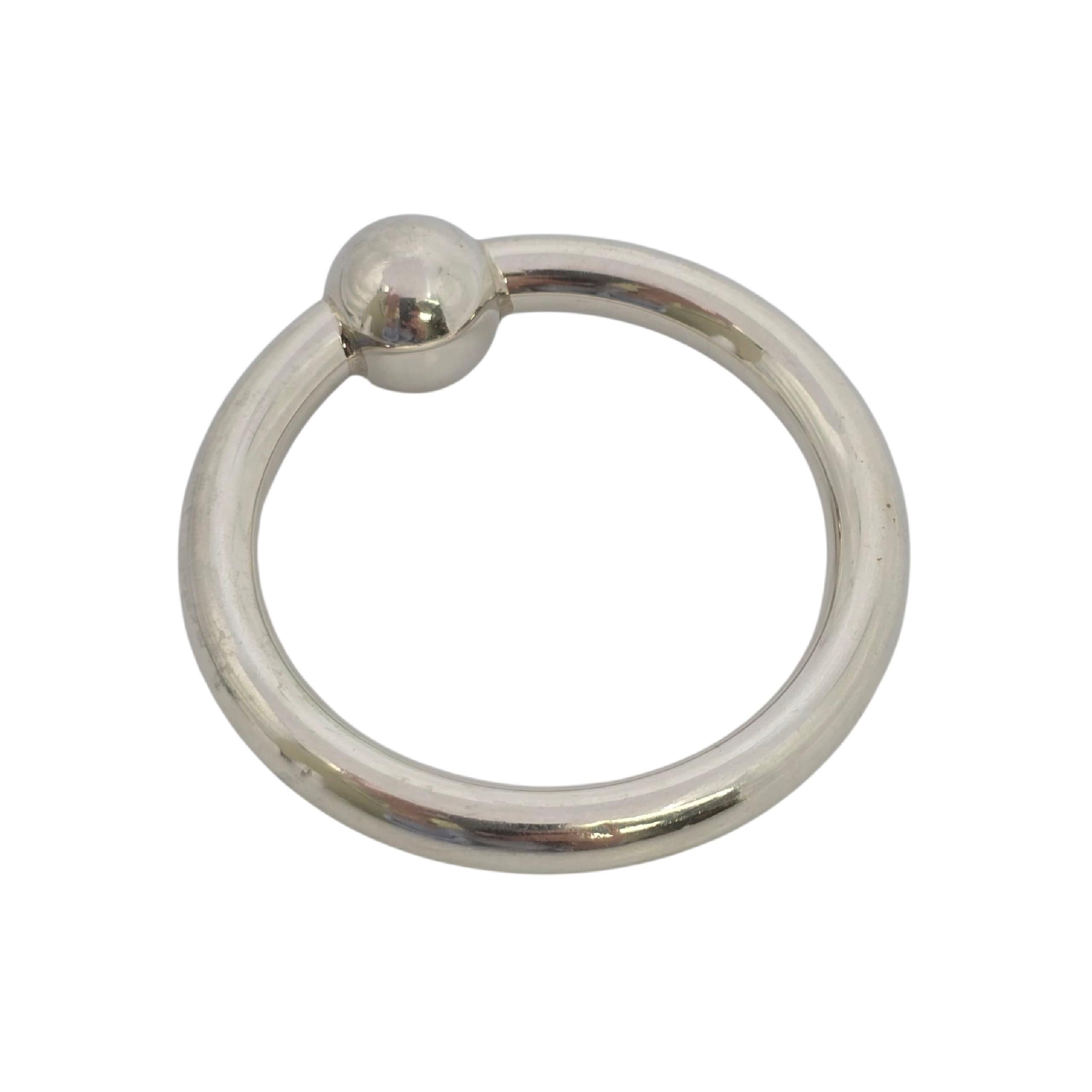 Tiffany & Co Anillo sonajero mordedor de plata de ley #22929 en venta 1