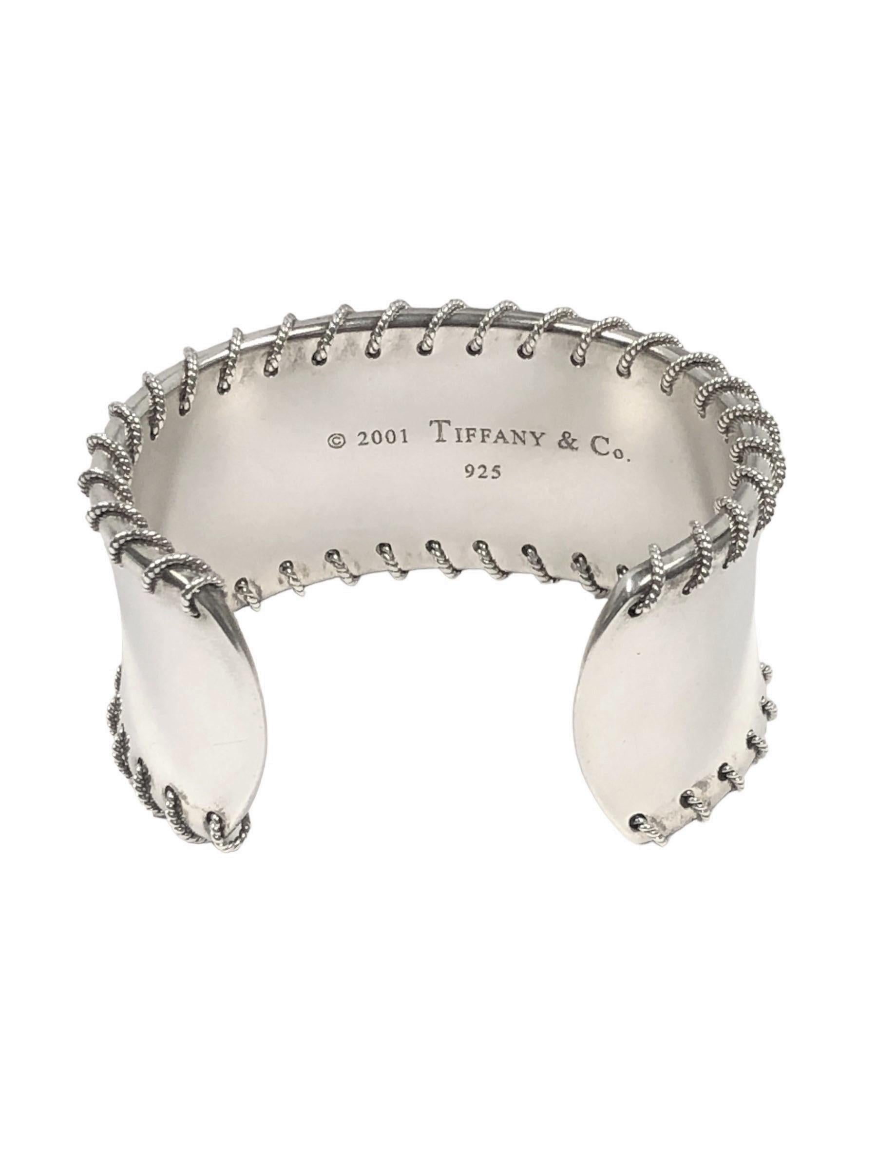 tiffany cuff bracelet silver