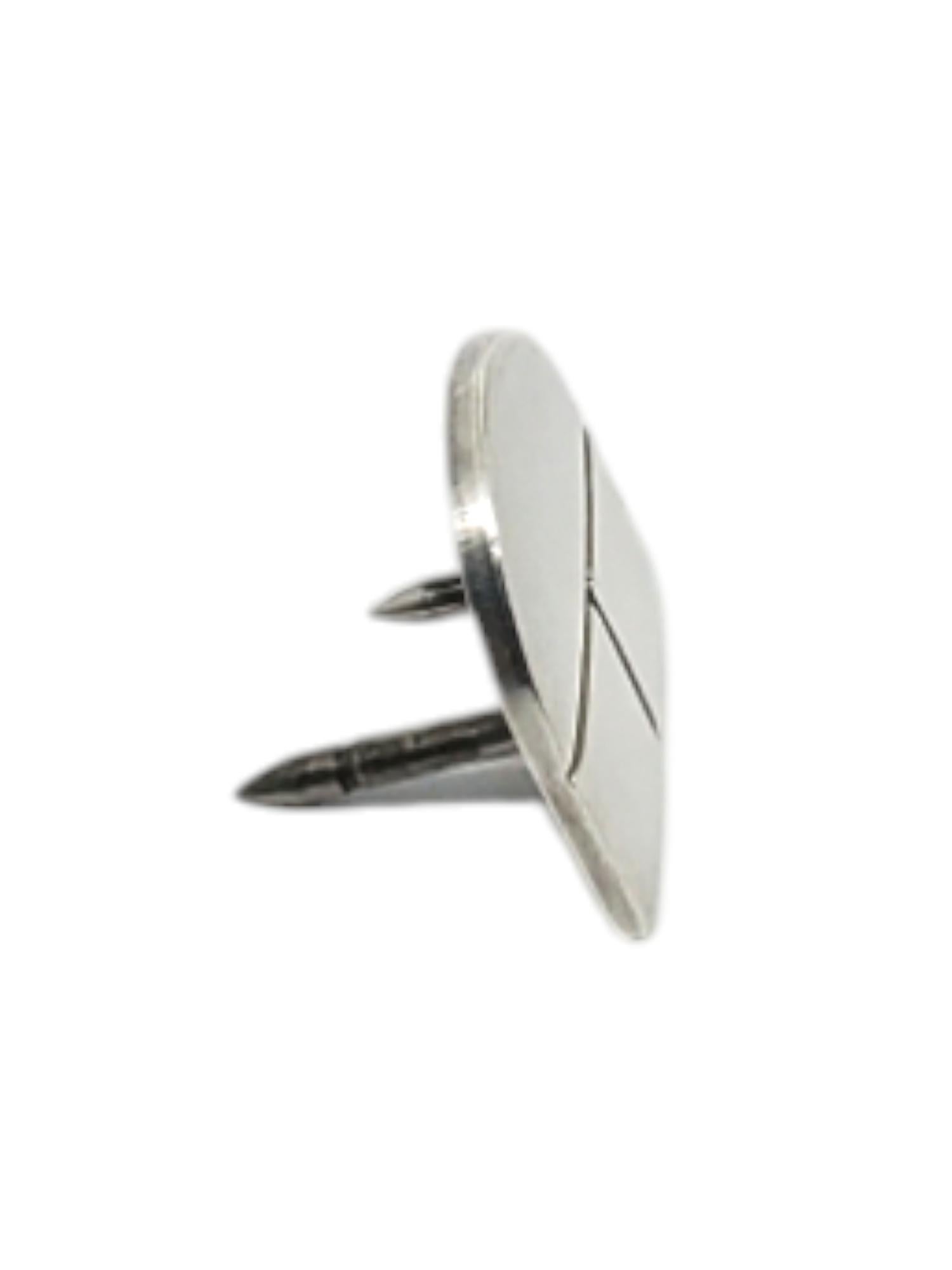 Men's Tiffany & Co. Sterling Silver Tie Tac/Lapel Pin #20498 For Sale