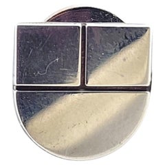 Tiffany & Co Sterling Silver Tie Tack Box and Pouch #18369