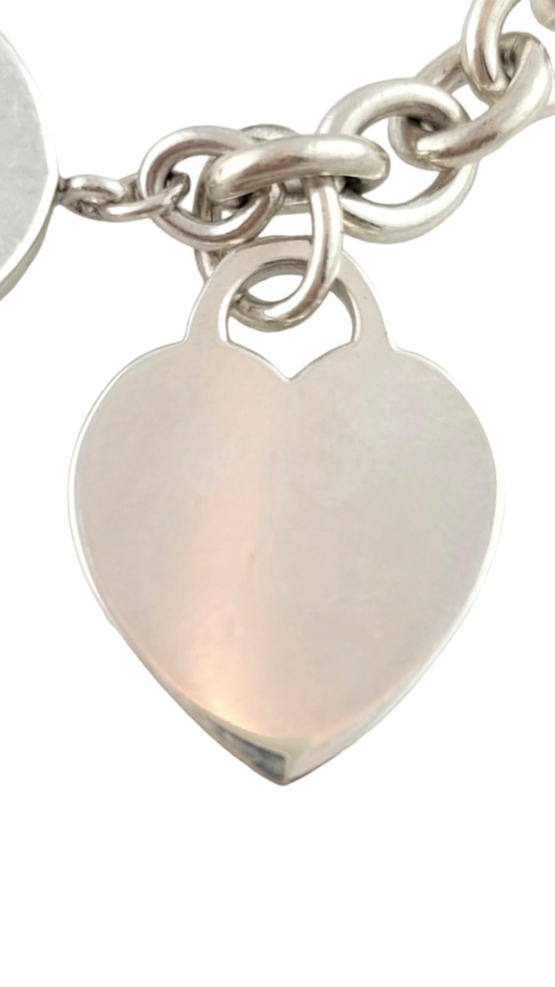 Women's Tiffany & Co. Sterling Silver Toggle Heart Tag Bracelet #18125