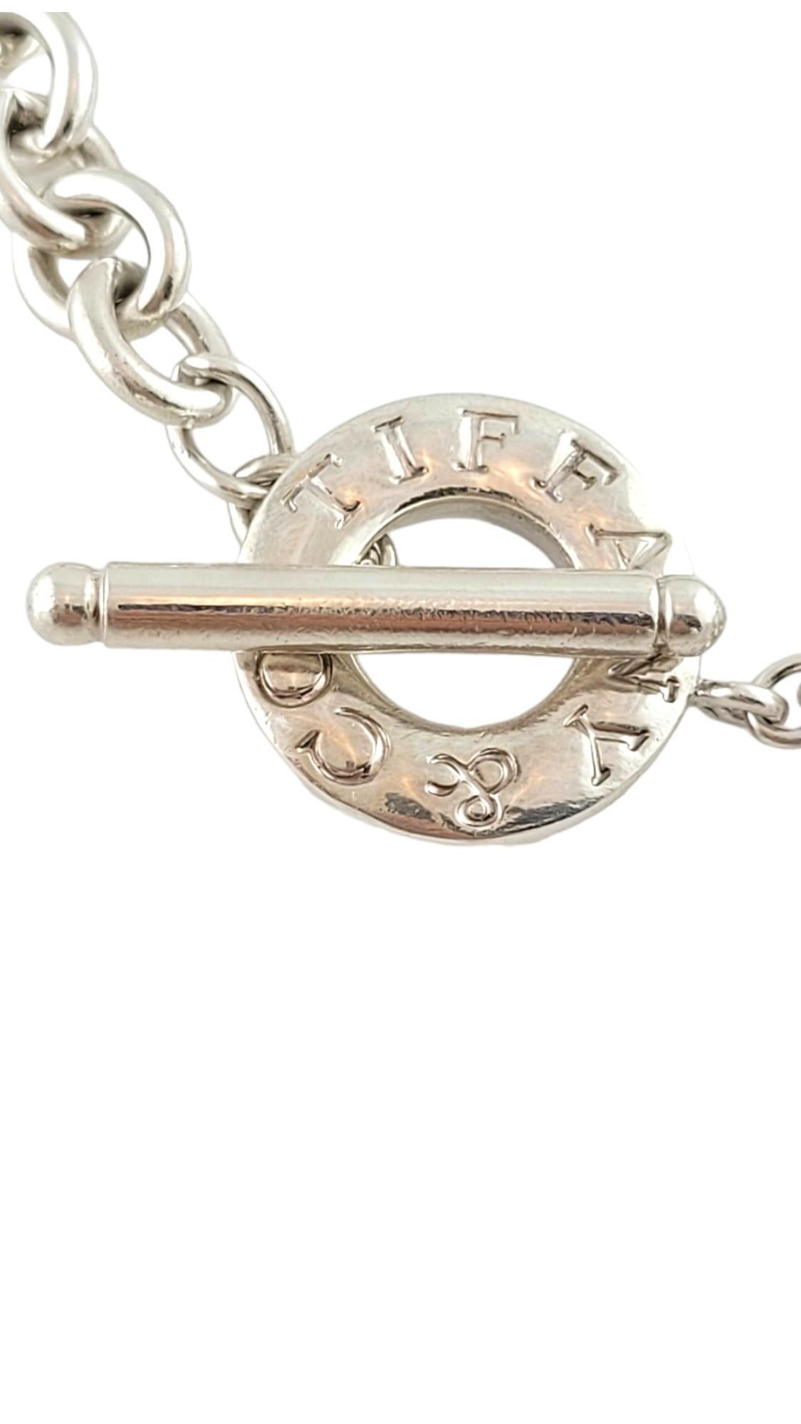 Tiffany & Co. Sterling Silver Toggle Heart Tag Bracelet #18125 2