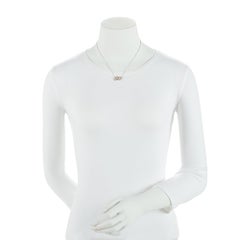 Tiffany & Co. Sterling Silver Triple Open Heart Necklace