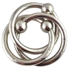 Tiffany & Co Sterling Silver Triple Ring Baby Rattle #18725