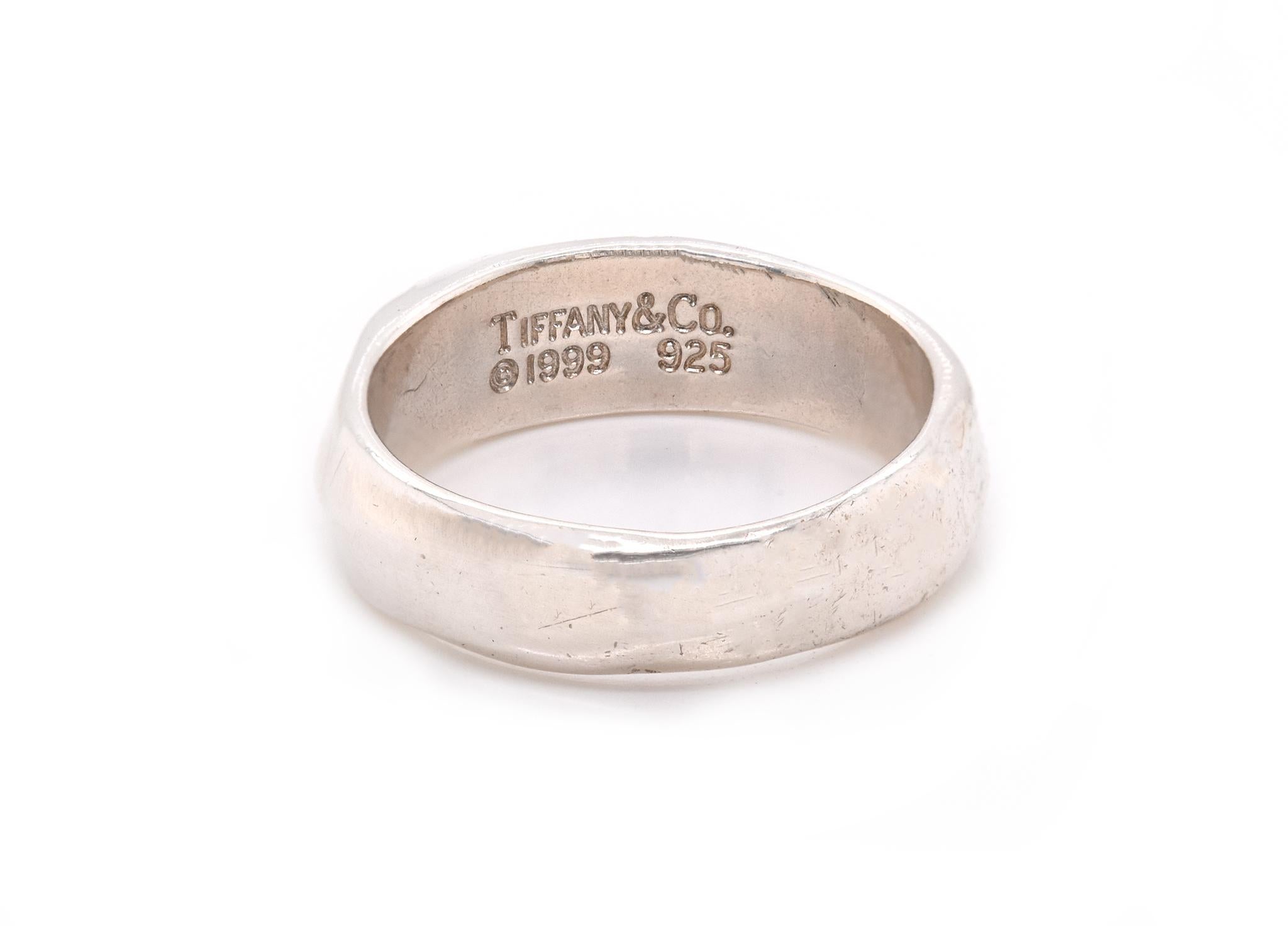 tiffany twist ring silver