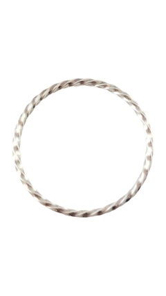 Tiffany & Co. Sterling Silver Twist Bangle Bracelet #17394