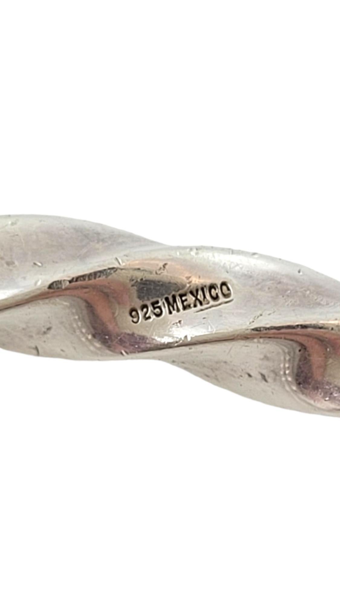 Tiffany & Co. Sterling Silver Twist Bangle Bracelet #17394 1