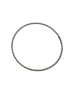 Tiffany & Co. Sterling Silver Twisted Bangle Bracelet #16551