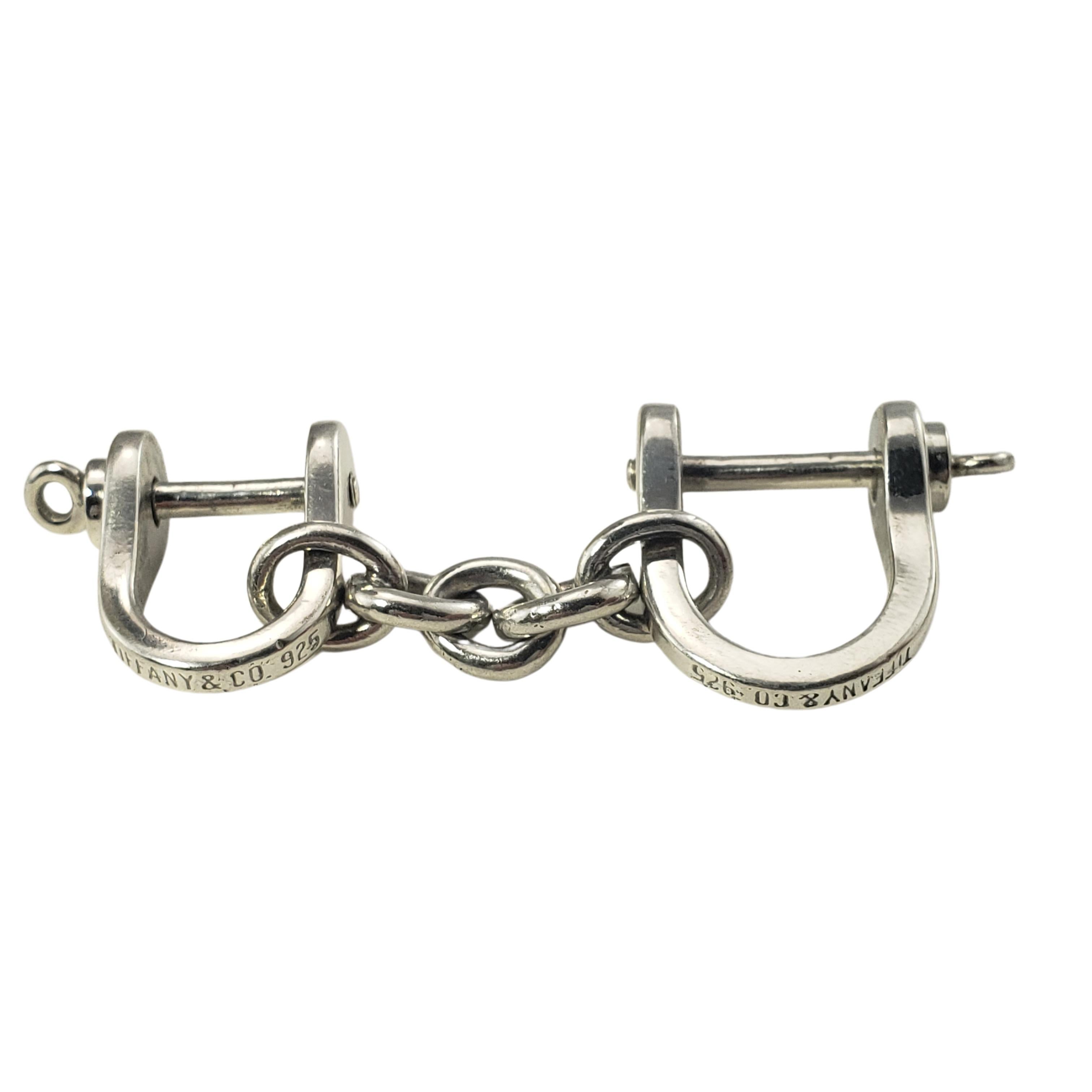 Women's or Men's Tiffany & Co. Sterling Silver Valet Shackle Horsebit Keychain