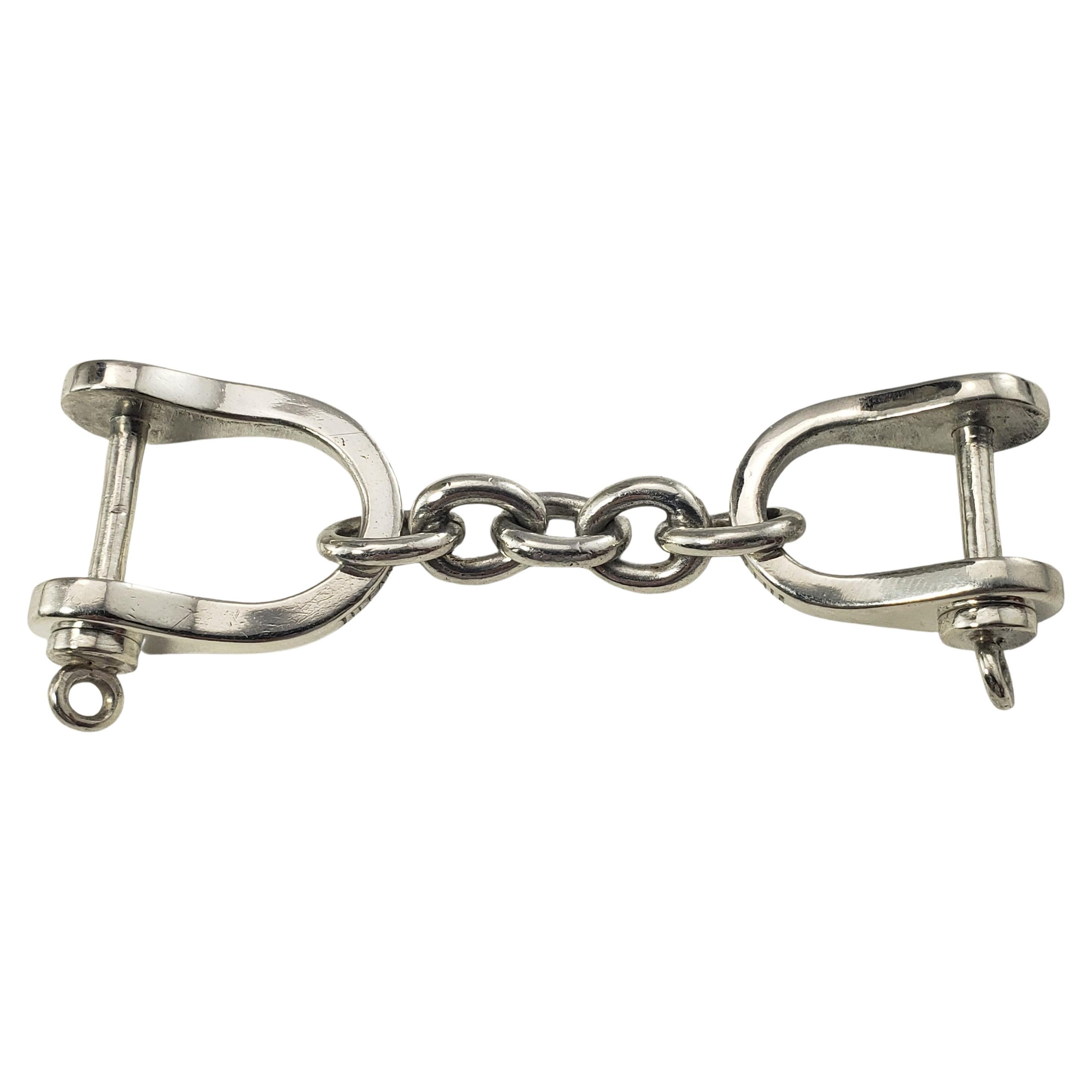 Tiffany & Co. Sterling Silver Valet Shackle Horsebit Keychain