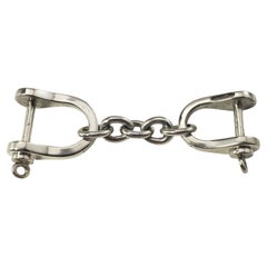 Tiffany & Co. Sterling Silver Valet Shackle Horsebit Keychain