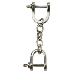 Tiffany & Co. Sterling Silver Valet Shackle Horsebit Keychain