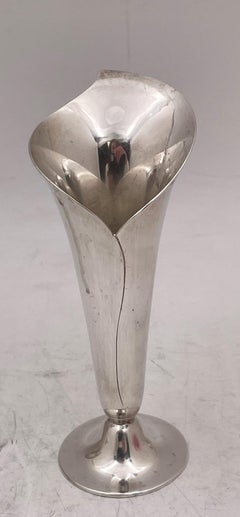 Tiffany & Co. Sterling Silver Vase in Mid-Century Modern Style