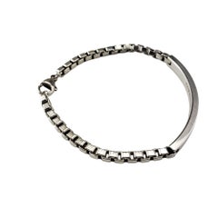 Tiffany & Co. Sterling Silver Venetian Box Link Bracelet #21824