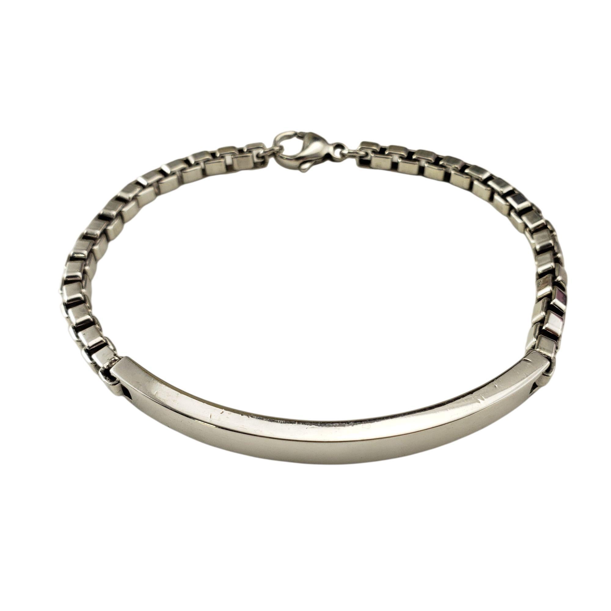 Tiffany & Co. Sterling Silver Venetian Box Link Bracelet #21824