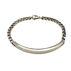 Tiffany & Co. Sterling Silver Venetian Box Link Bracelet #21824