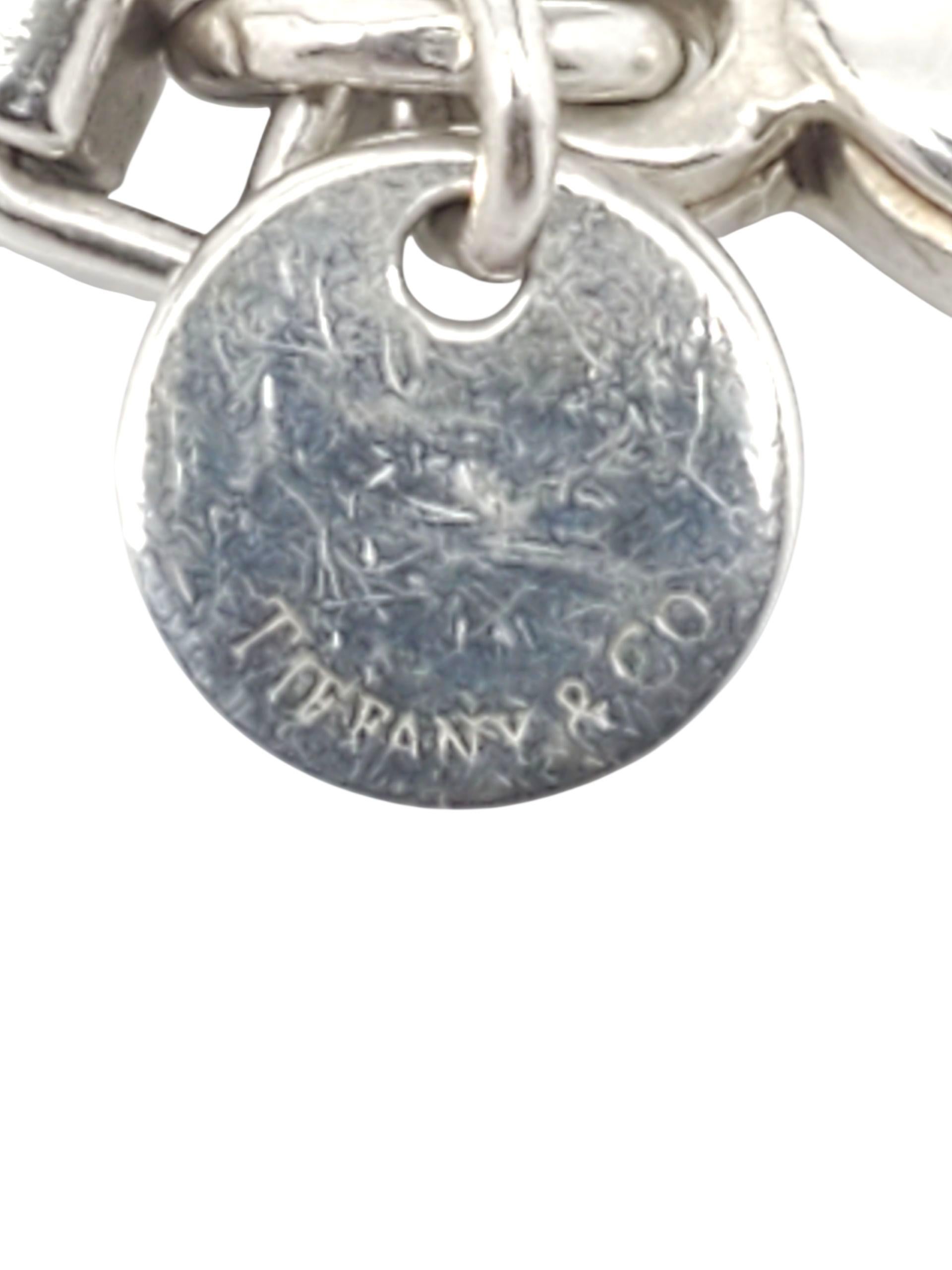 Tiffany & Co. A Silver Venetian Box Link Bracelet #22735 en vente 3