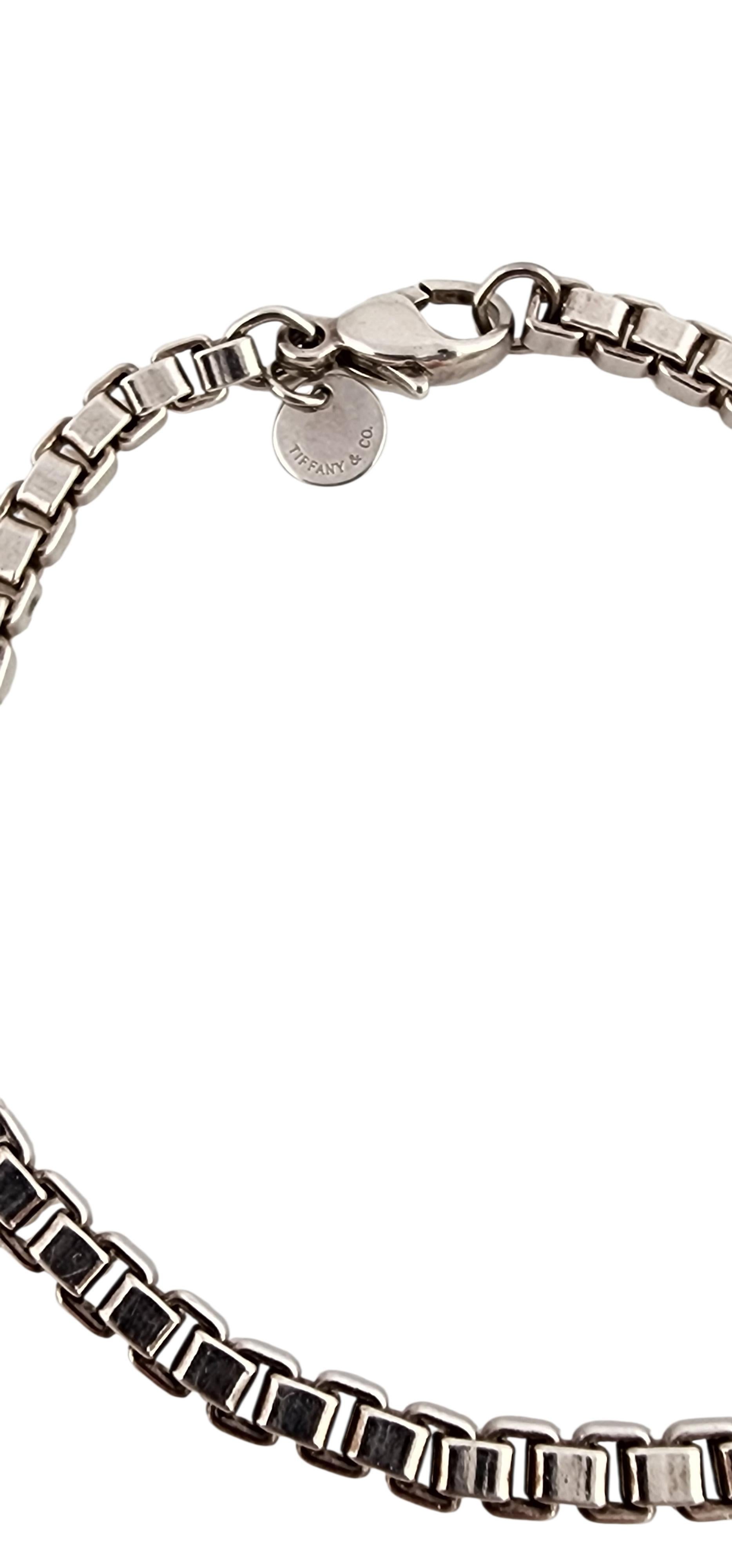 Tiffany & Co Sterling Silver Venetian Link Bracelet #23991 (Zeitgenössisch) im Angebot