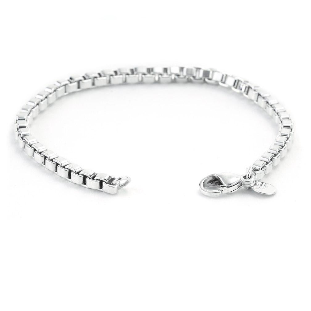TIFFANY & CO. Sterling Silver Venetian Link Bracelet 7.5