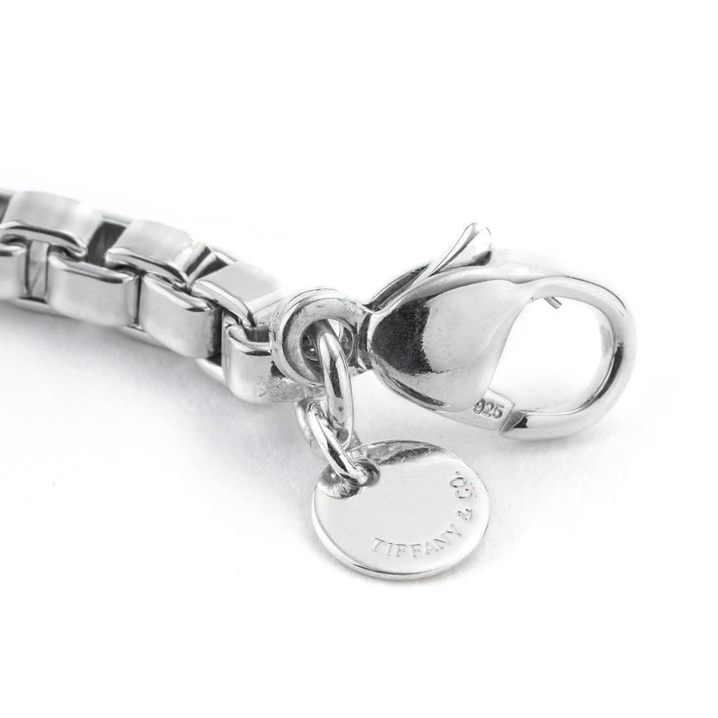 Women's or Men's TIFFANY & CO. Sterling Silver Venetian Link Bracelet 7.5