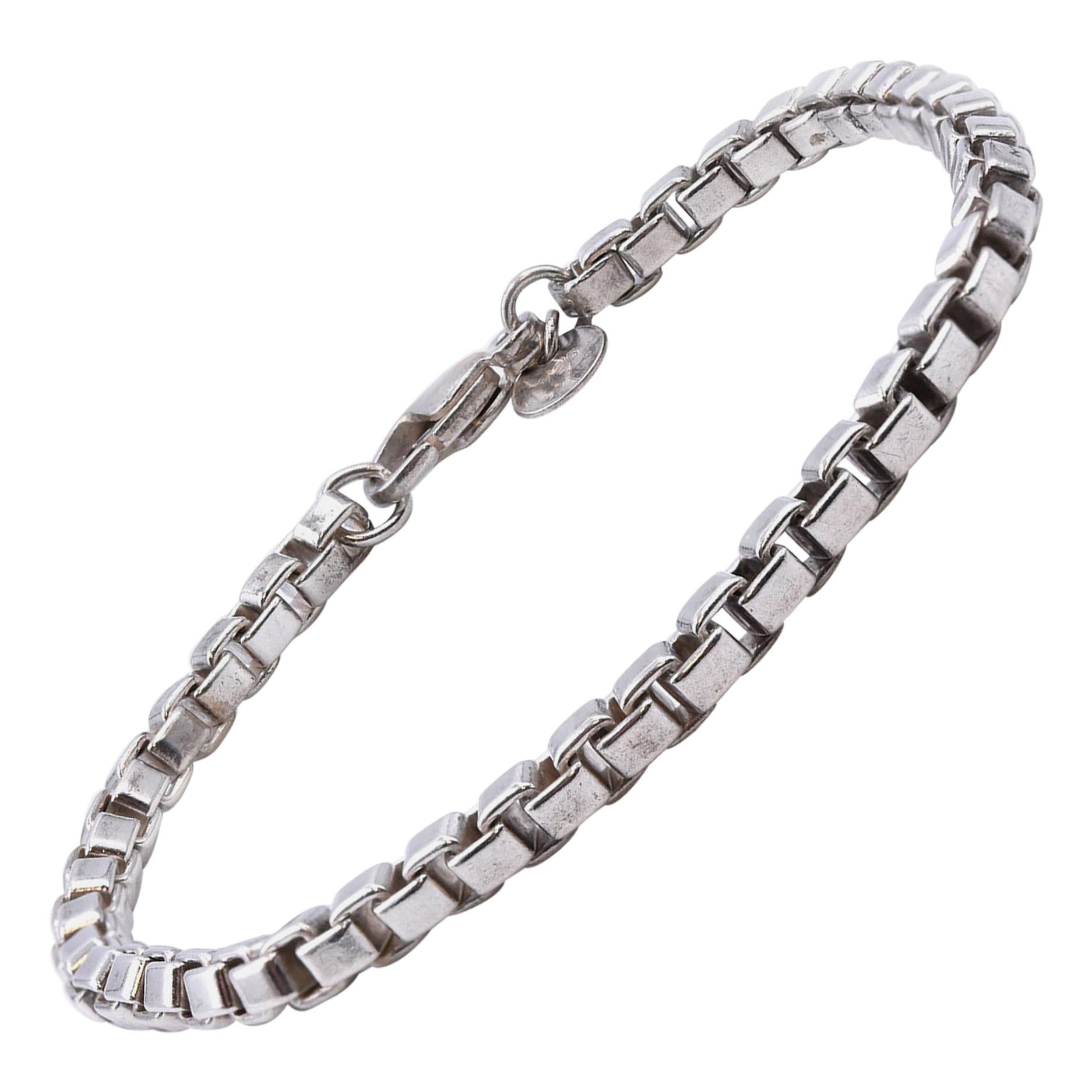 Tiffany  Co Sterling Silver Venetian Link Bracelet