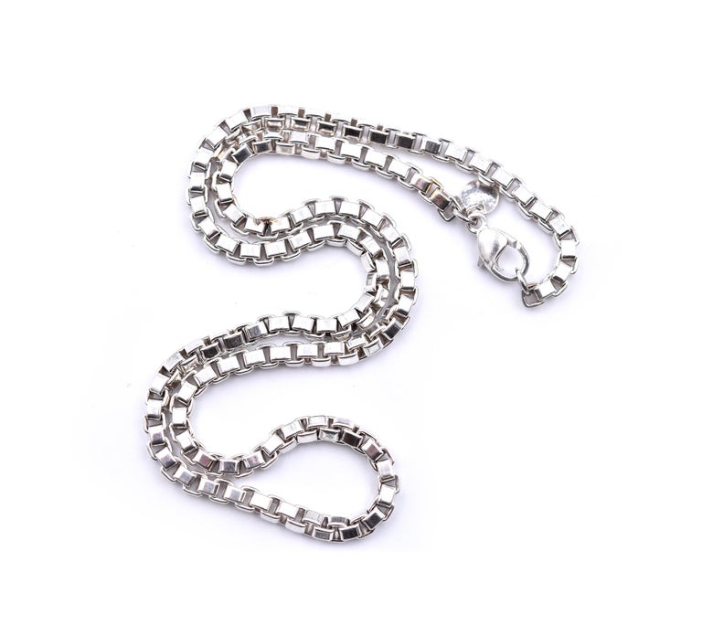 Tiffany and Co. Sterling Silver Link Necklace at 1stDibs