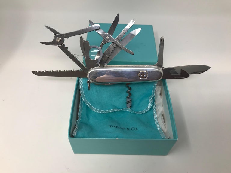 Tiffany and Co Sterling Silver Victorinox Swiss Army Knife Tiffany and Co Sterling Silver Victorinox Swiss Army Knife