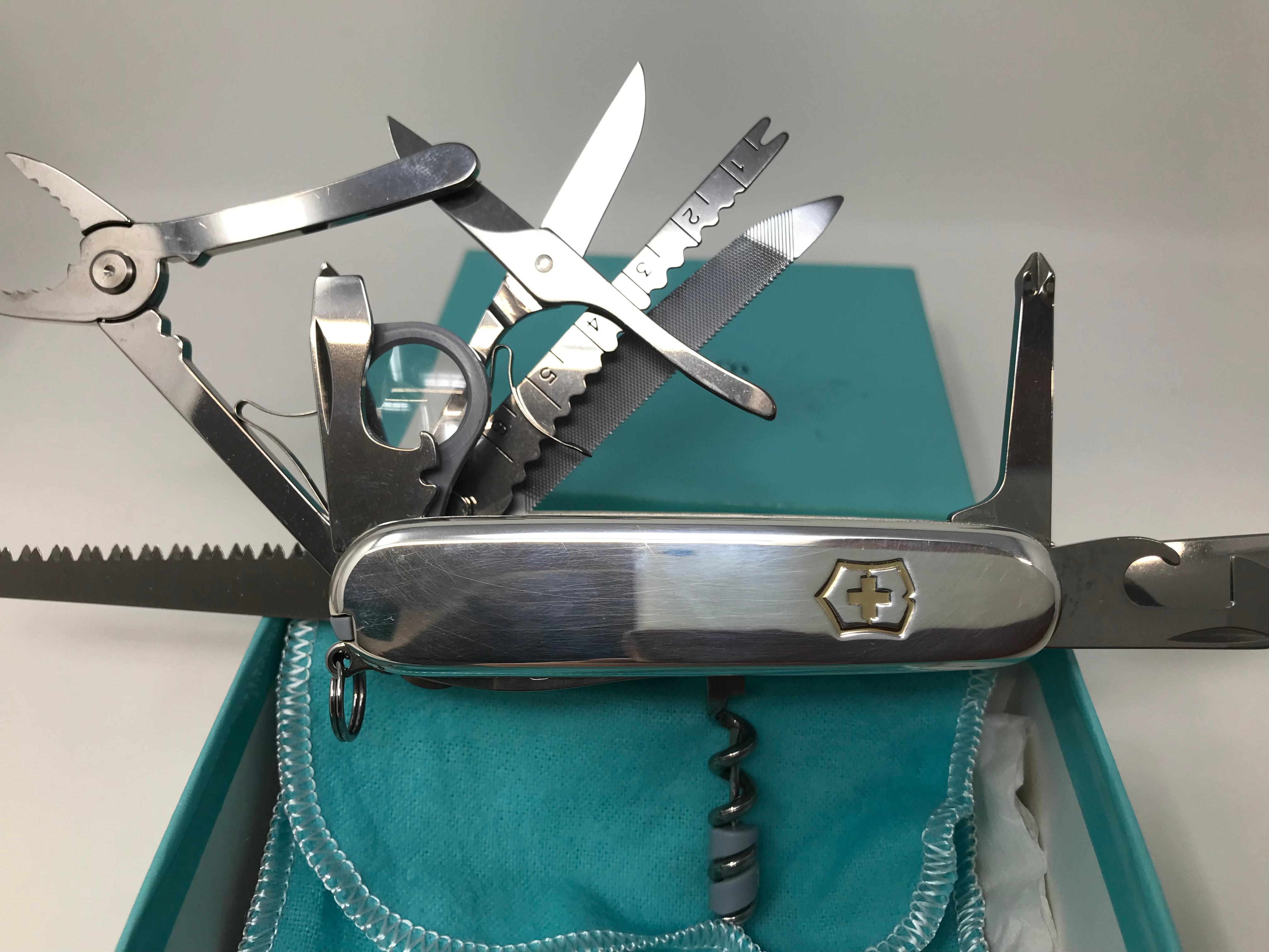 Coltello Swiss Army in argento Tiffany & Co. 1